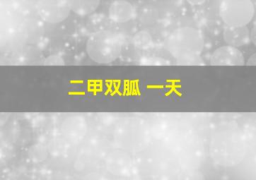 二甲双胍 一天